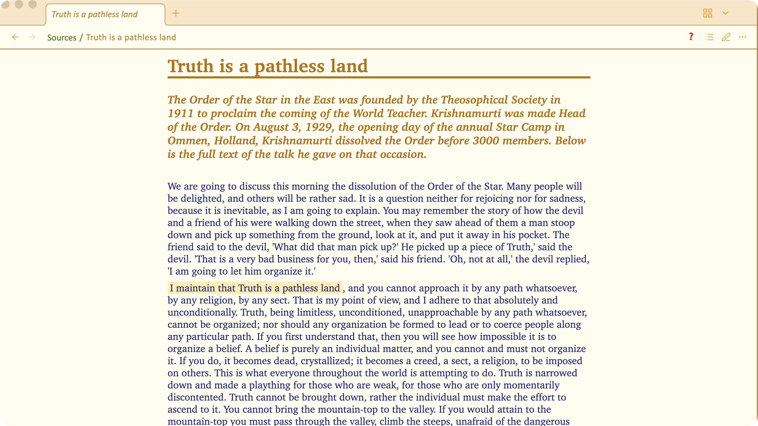 Parchment palette — plain note background